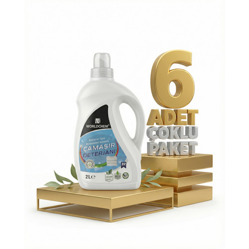 Çamaşır Detarjanı Sıvı Beyazlar 6x2 Lt
