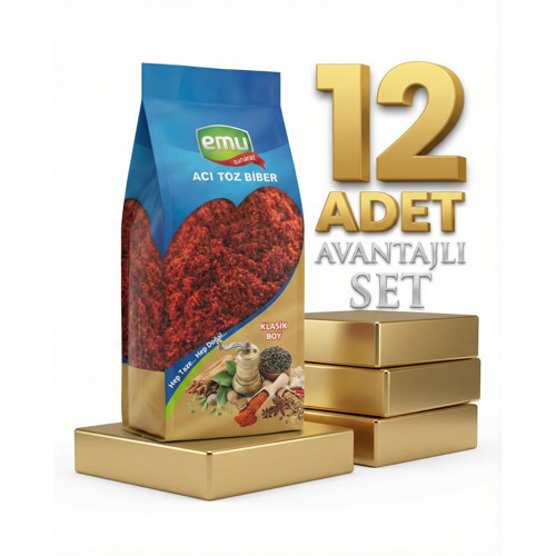 Acı Toz Biber 12x60 Gr