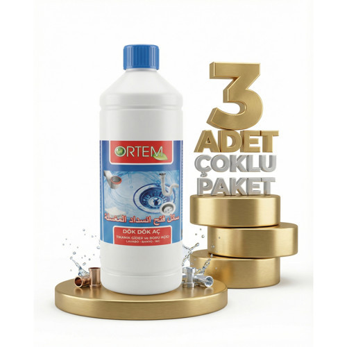 Sıvı Lavabo Açıcı 3x900 Gr