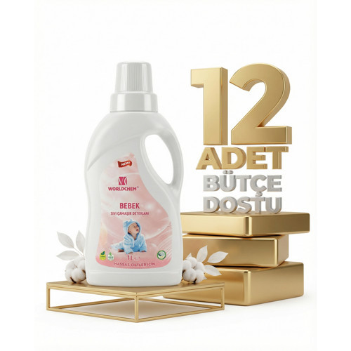 Bebek Detarjanı Sıvı 12x1 Lt