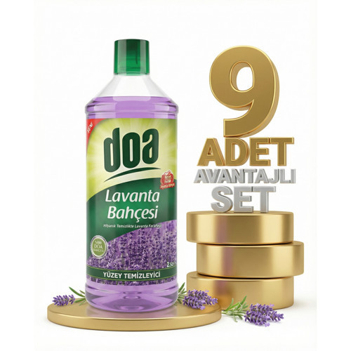 Yüzey Temizleyici Lavanta Bahçesi 9x2,5 Lt