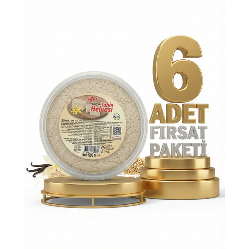 Vanilyalı Tahin Helvası 6x500 Gr