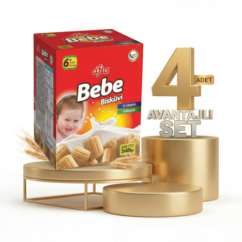Bebe Bisküvisi 4x800 Gr