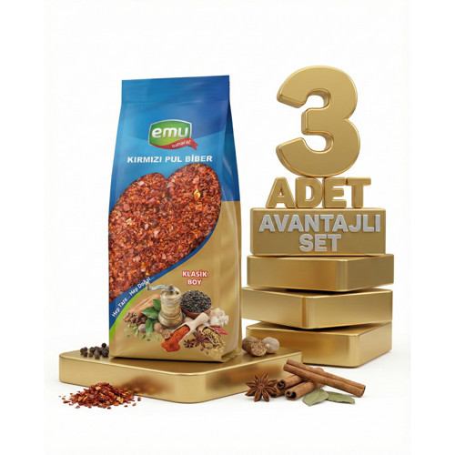 Kırmızı Pul Biber 3x60 Gr