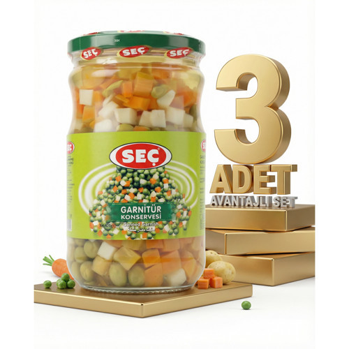 Garnitür Konservesi 3x620 Gr