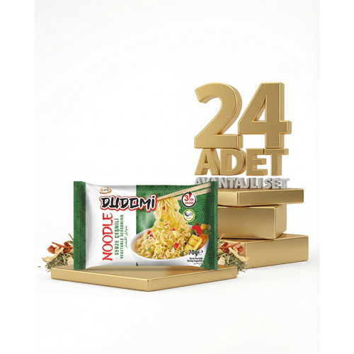 Sebze Çeşnili Noodle 24x70 Gr