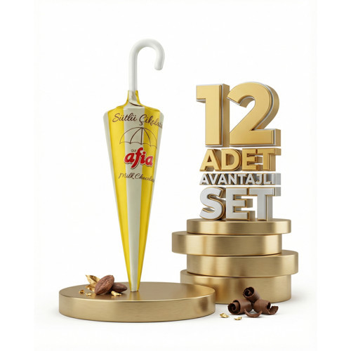 Şemsiye Çikolata 12x25 Gr