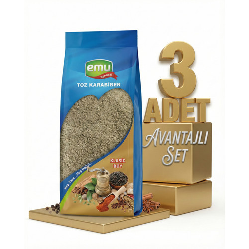 Karabiber Toz 3x40 Gr