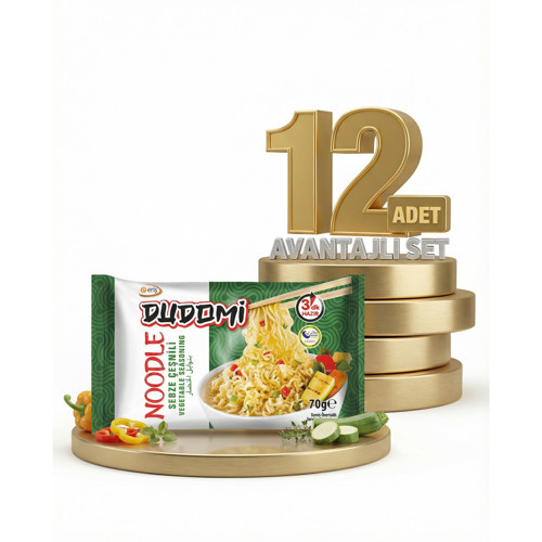 Sebze Çeşnili Noodle 12x70 Gr