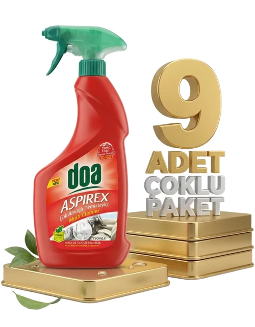 Aspirex Çok Amaçlı Genel Temizleyici 9x750 Ml