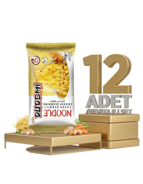 Tavuk Çeşnili Noodle 12x70 Gr