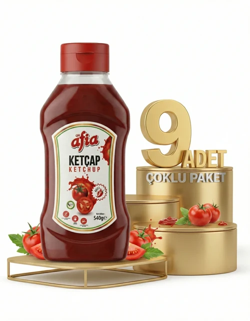 Acılı Ketçap 9x550 Gr