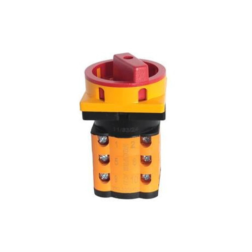 Opaş 3x25A 1-0-2 Mini Tip Kutup Değiştirici Kilitli Pako Şalter
