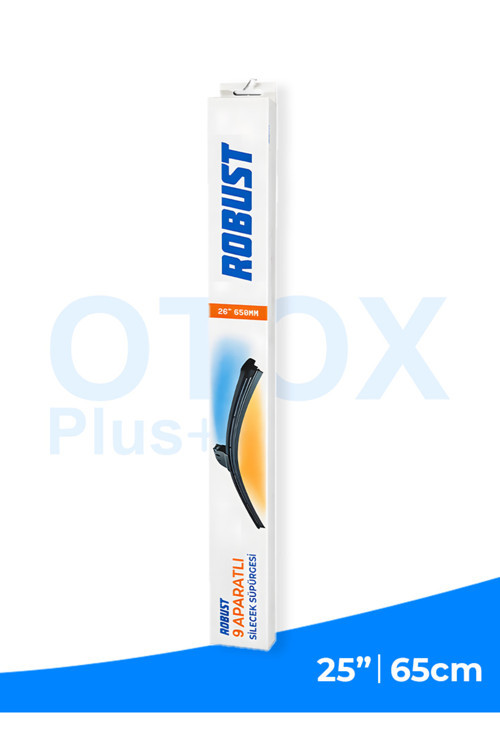 65 Cm | 26” 650Mm Universal Oto Sileceği | 9 Aparatlı | Sessiz Çalışma | İz Bırakmaz | Premium Kalite