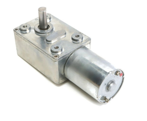 12V 40RPM L Tipi Redüktörlü DC Motor