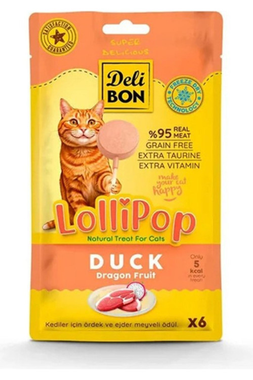 Kedi Ödül Maması Lolipop Ördekli 6'Lı