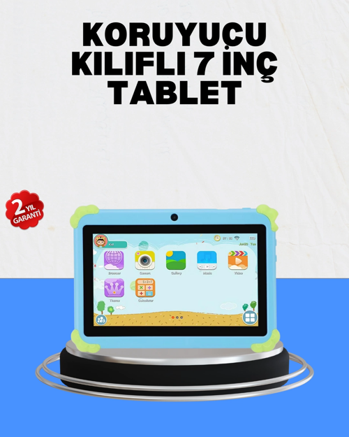 Hd Ekranlı 7 İnç Tablet Wifi Bluetooth Bağlantılı