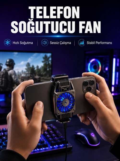 Telefon Soğutucu Fan Yüksek Soğutma Performansı