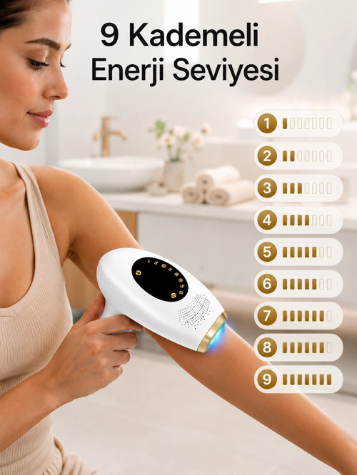 Lcd Ekranlı Profesyonel Ipl Epilasyon