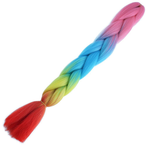 Afrika Örgülük Ombreli Sentetik 100 Gr. / Pembe / Açık Mavi / Sarı / Kırmızı