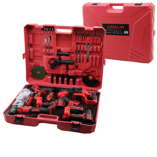 6PCS USTA ELEKTRİKLİ ALET SETİ ŞARJLI 21V SPRAL TAŞLAMA BAĞ MAKAS SOMUN SÖKME