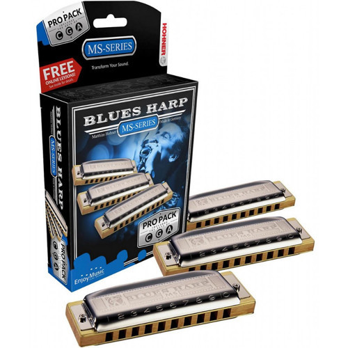M5330PP Blues Harp MS Pro Pack Mızıka (A, C ve G)