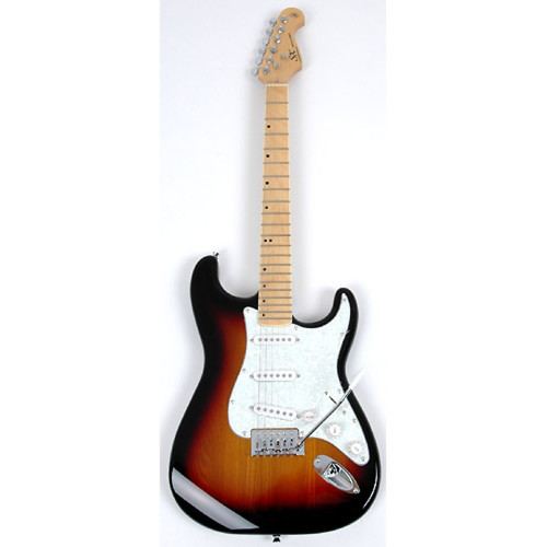 SST/ASH/3TS Stratocaster Elektro Gitar (3 Tone Sunburst)
