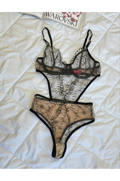 Lux Brode Bodysuit Eşsiz Takım