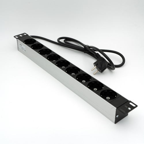 9'lu Alüminyum PDU Rack Kabinet Tipi Grup Priz