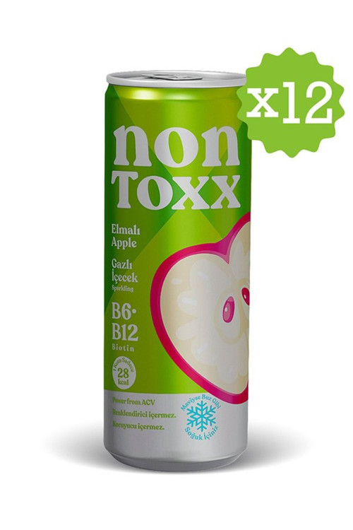 Nontoxx Elmalı Gazlı İçecek 250 Ml