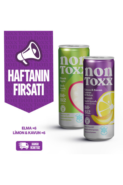 Nontoxx Fırsat 2'Lisi (6 Adet Elma, 6 Adet Limon)