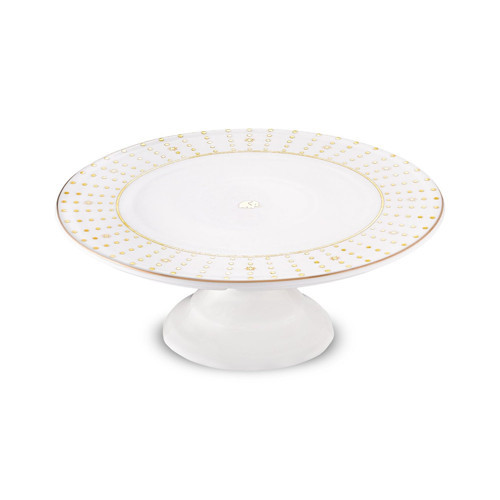 Navy Gold Ayaklı Kek Standı 25 cm