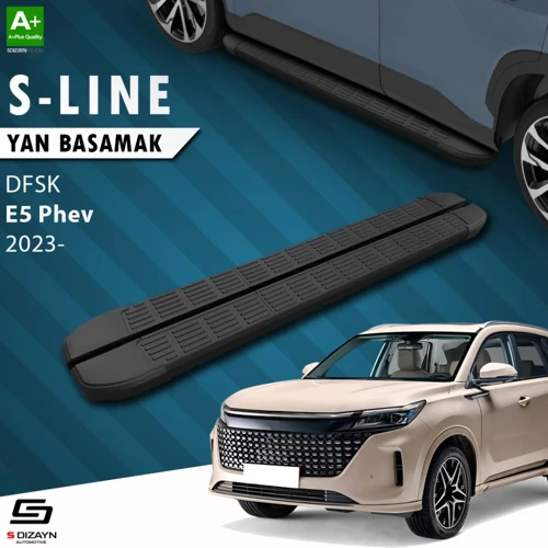 DFSK E5 Phev S-Line Siyah Yan Basamak 193 Cm 2023 Üzeri
