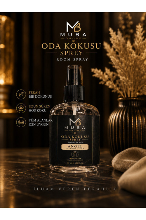 Tasarım Angel Oda Kokusu Spreyi 100 ml - Kalıcı Oda Parfümü, Ev, Ofis ve Banyo İçin