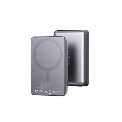 Pw1015D Ultra İnce Led Göstergeli Wireless Powerbank 15W 10000Mah Gri