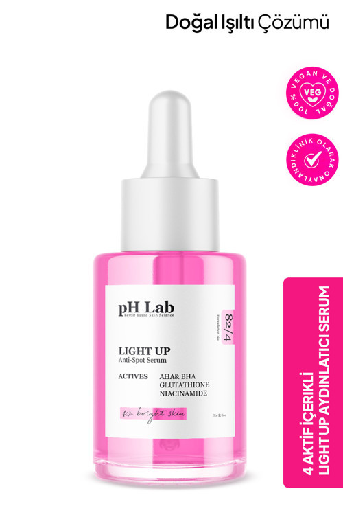 Phlab Light Up Cilt Aydınlatıcı Serum, Cilt Leke Azaltıcı Etkili Serum, leke karşıtı Serum