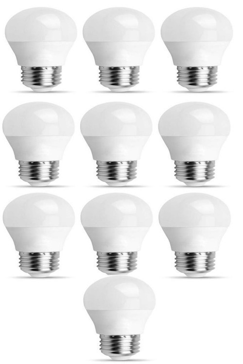 6W E27 Mini Top Led Ampul Beyaz - 6500K (10 Adet) Minik Avize Lambası