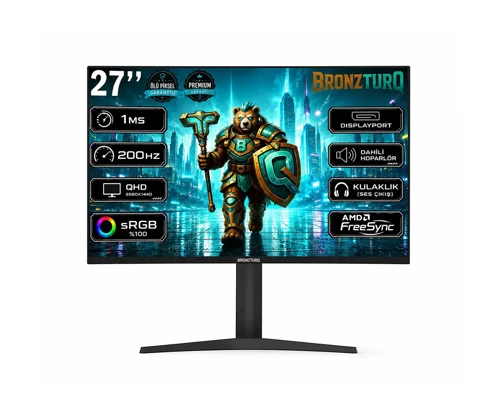 27" 200Hz 1 ms (DP + HDMI) QHD 2560x1440 Kavisli Monitör BTQ270QHD165-AA