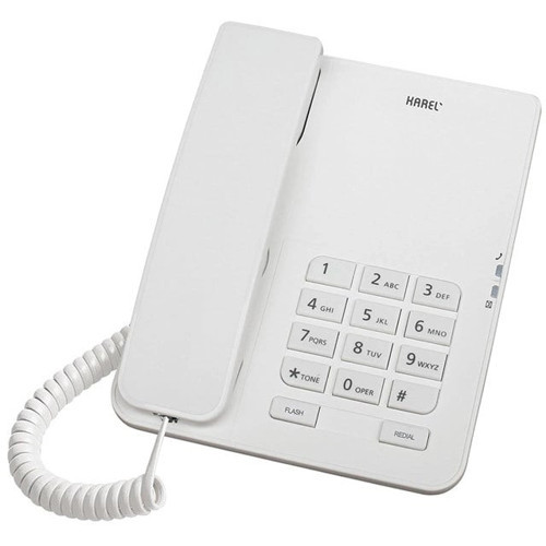 TM-140 Kablolu Ekransız Krem Masaüstü Telefon