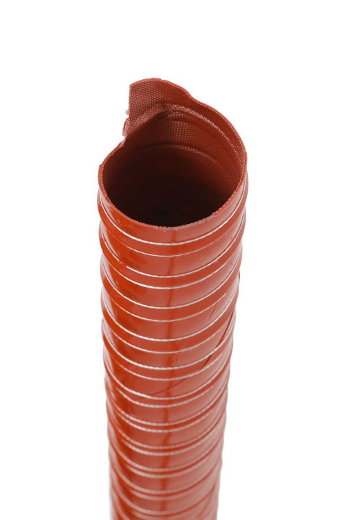 Çift Katlı Yüksek Isı 90 Mm X 4 Metre 300 Derece Kırmızı Silikon Hortum Üretimden Teslimat