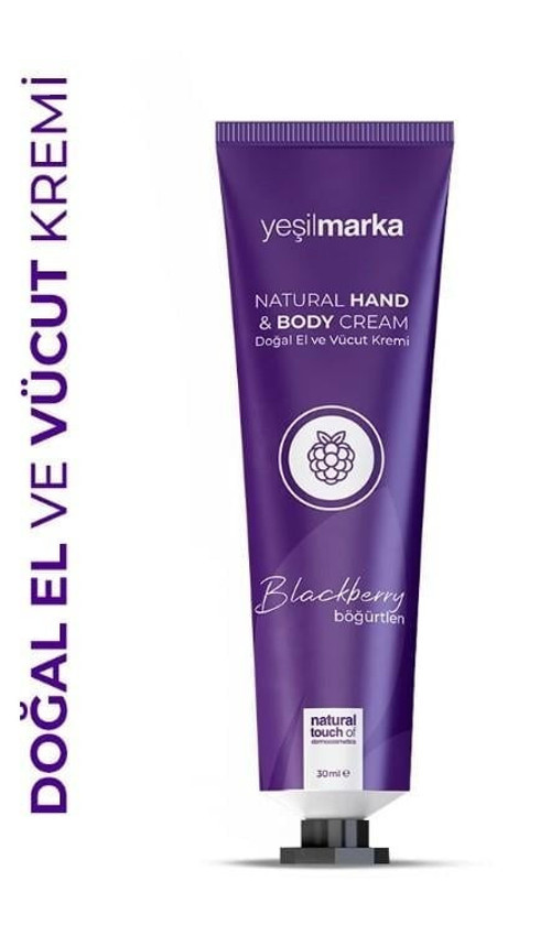YEŞİL MARKA BÖĞÜRTLENLİ EL KREMİ 30 ML
