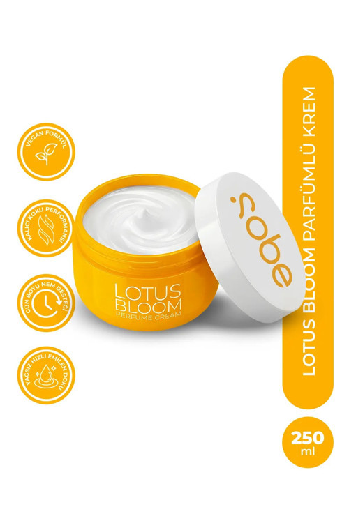 YEŞİL MARKA SOBE LOTUS BLOOM PARFUME CREAM LOSYON 250 ML