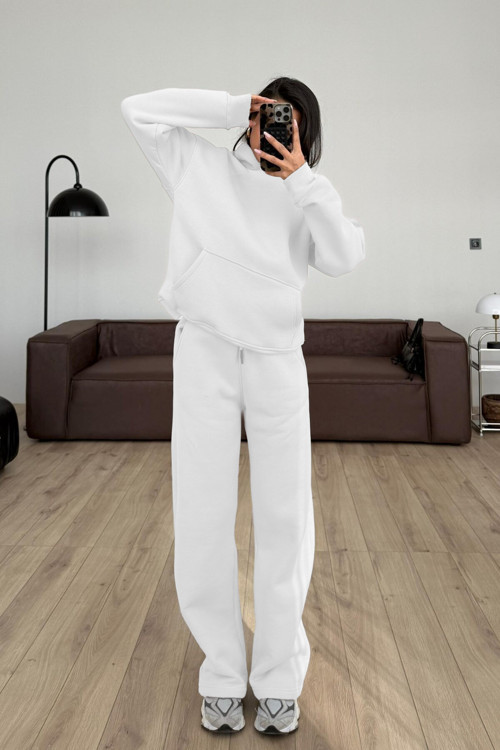 Kadın Baggy Unisex Trend Model Kalın Oversize Eşofman Takımı