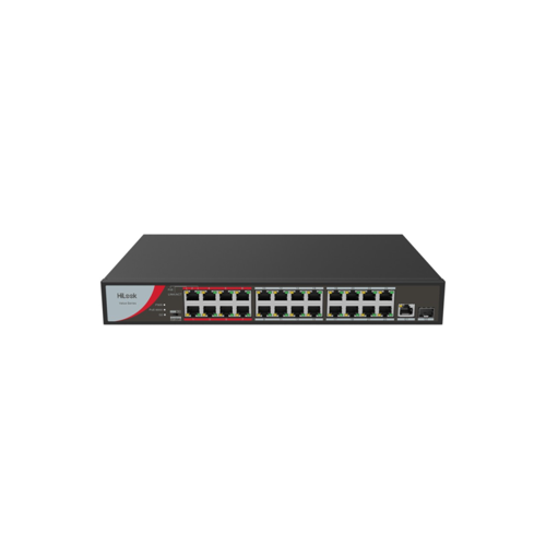 HILOOK NS-0326P-230(B), 24Port, Megabit, PoE 230W, 1 Port GigaBit Lan, 1 Port GigaBit SFP, Long Rang