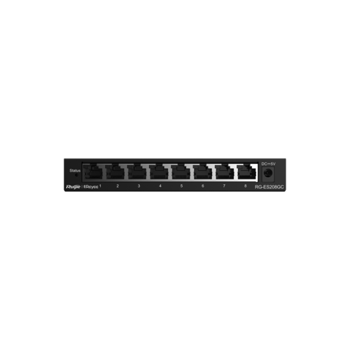 RUIJIE REYEE RG-ES208GC 8 Port GigaBit , Colud Yönetilebilir Switch Metal Kasa