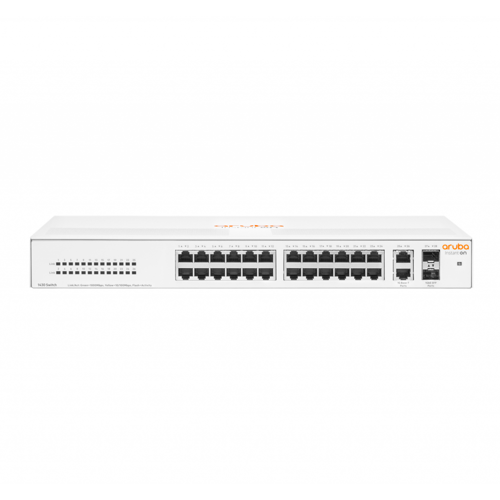HP Aruba Instant On, R8R50A, 1430-24G, 24Port, GigaBit, 2 Port GigaBit SFP, Yönetilemez,Masaüstü Swi