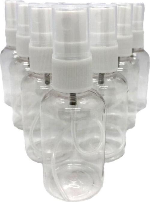 50Ml Spreyli Pet, Kolonya Ve Dezenfektan Şişesi 30 Adet
