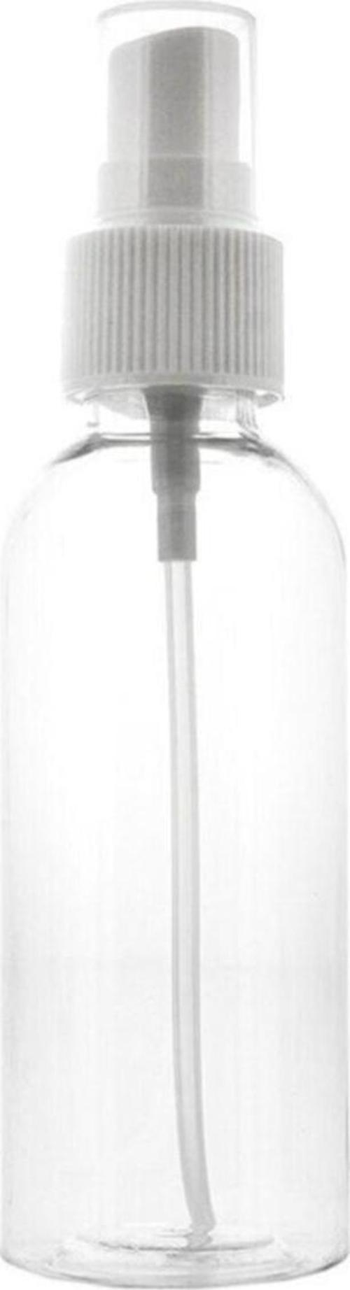 100 Adet 50 Ml Sprey Kapaklı Dezenfektan Ve Kolonya Boş Şişesi