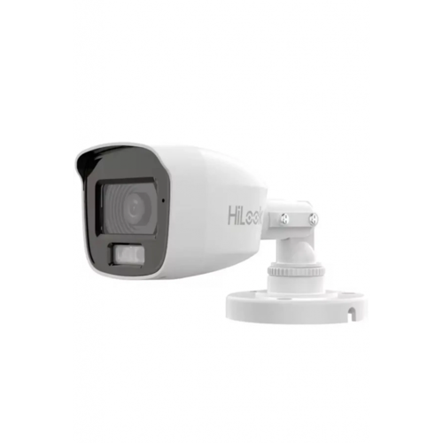 HILOOK THC-B127-LPS, 2Mpix, 2.8mm Lens, 20Mt Gece Görüşü, IP66, Dual Light, Dahili Mikrofon, Bullet