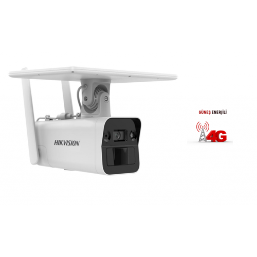 HIKVISION DS-2XS2T41G1-ID/4G, 4Mpix, 4mm, 30Mt Gece Görüşü, Dahili Mikrofon, 4G, Solar IP Kamera